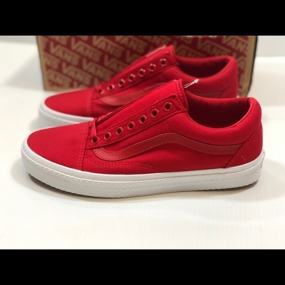 VANS Old Skool waffle Wall Racing Red/true Shoes 9 - Picture 3 of 14